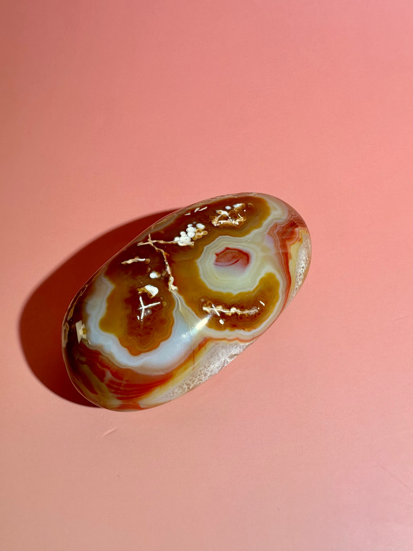 Carnelian Orca Agate Freeform – Option D | Empowerment, Grounding & Natural Beauty Crystal