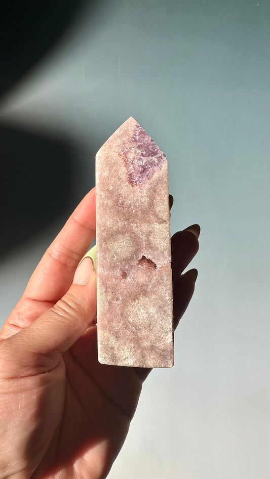 Pink Amethyst Obelisk – Option B
