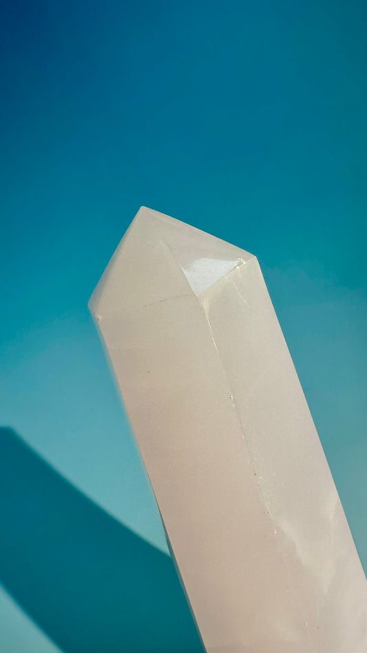 Pink Calcite UV Reactive Tower – Option B