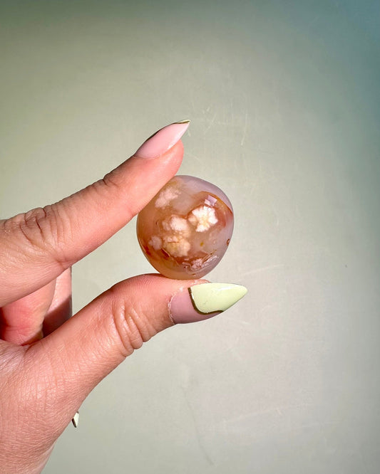 Flower Agate Tumble