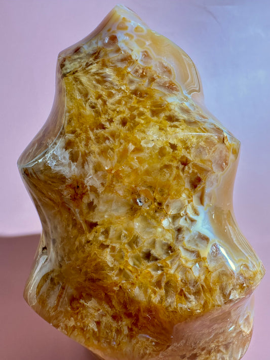 Carnelian Flame – Option J | Motivation, Confidence & Grounding Crystal