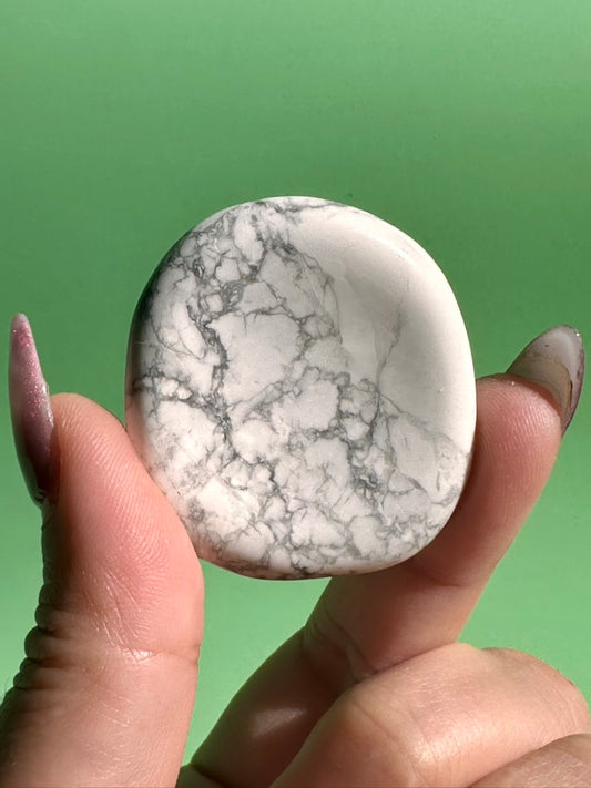 Howlite Worry Stone