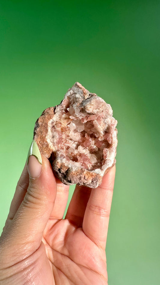 Pink Amethyst Geode Cluster – Option E