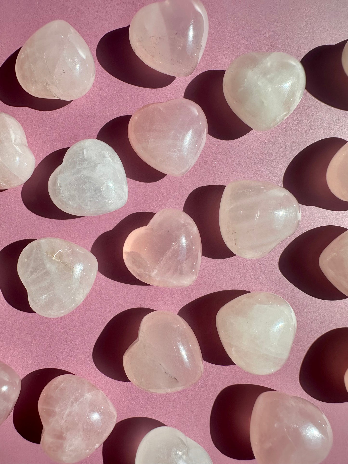 Mini Rose Quartz Heart