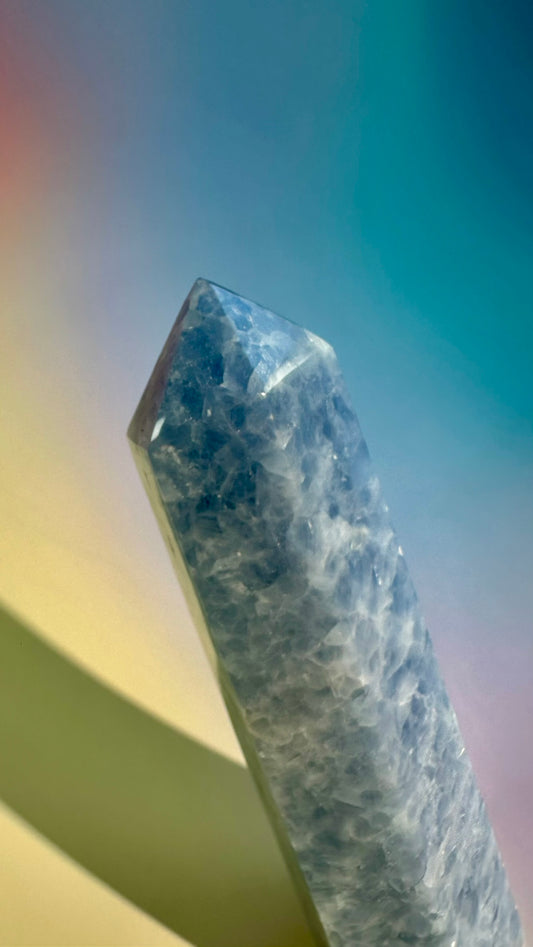 Blue Calcite Tower – Option A