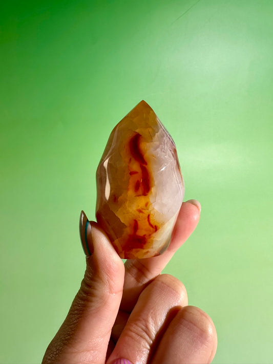 Carnelian Flame – Option B | Creativity, Passion & Joyful Energy