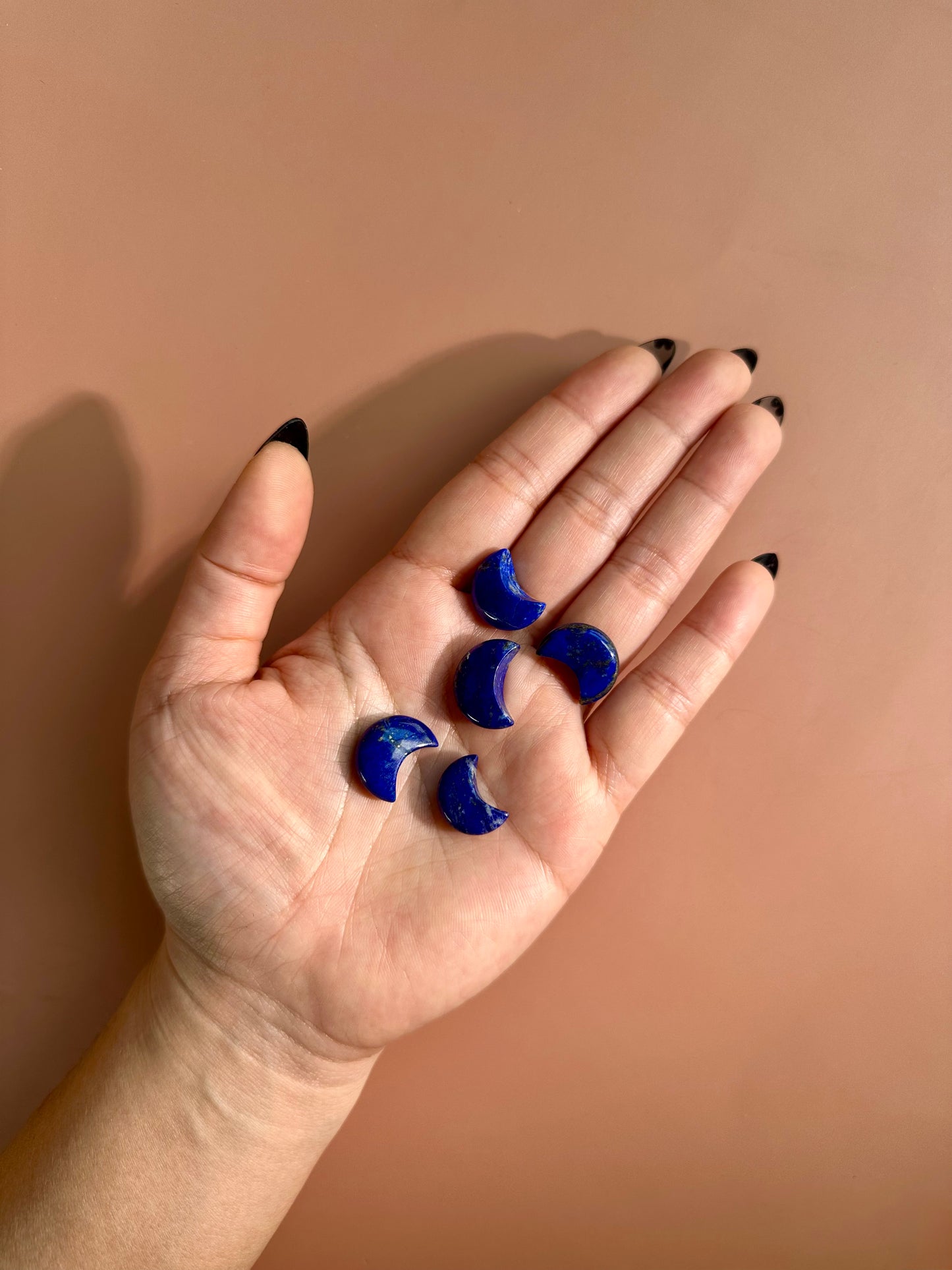Mini Lapis Lazuli Crescent Moon