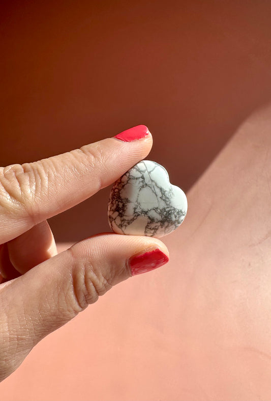 Small Howlite Heart