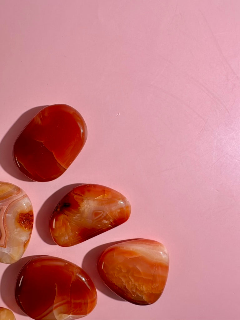 Carnelian Irregular Flat Palm