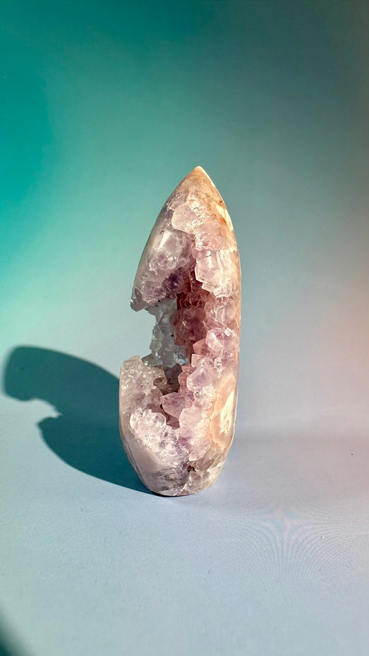 Pink Amethyst Flame – Option A
