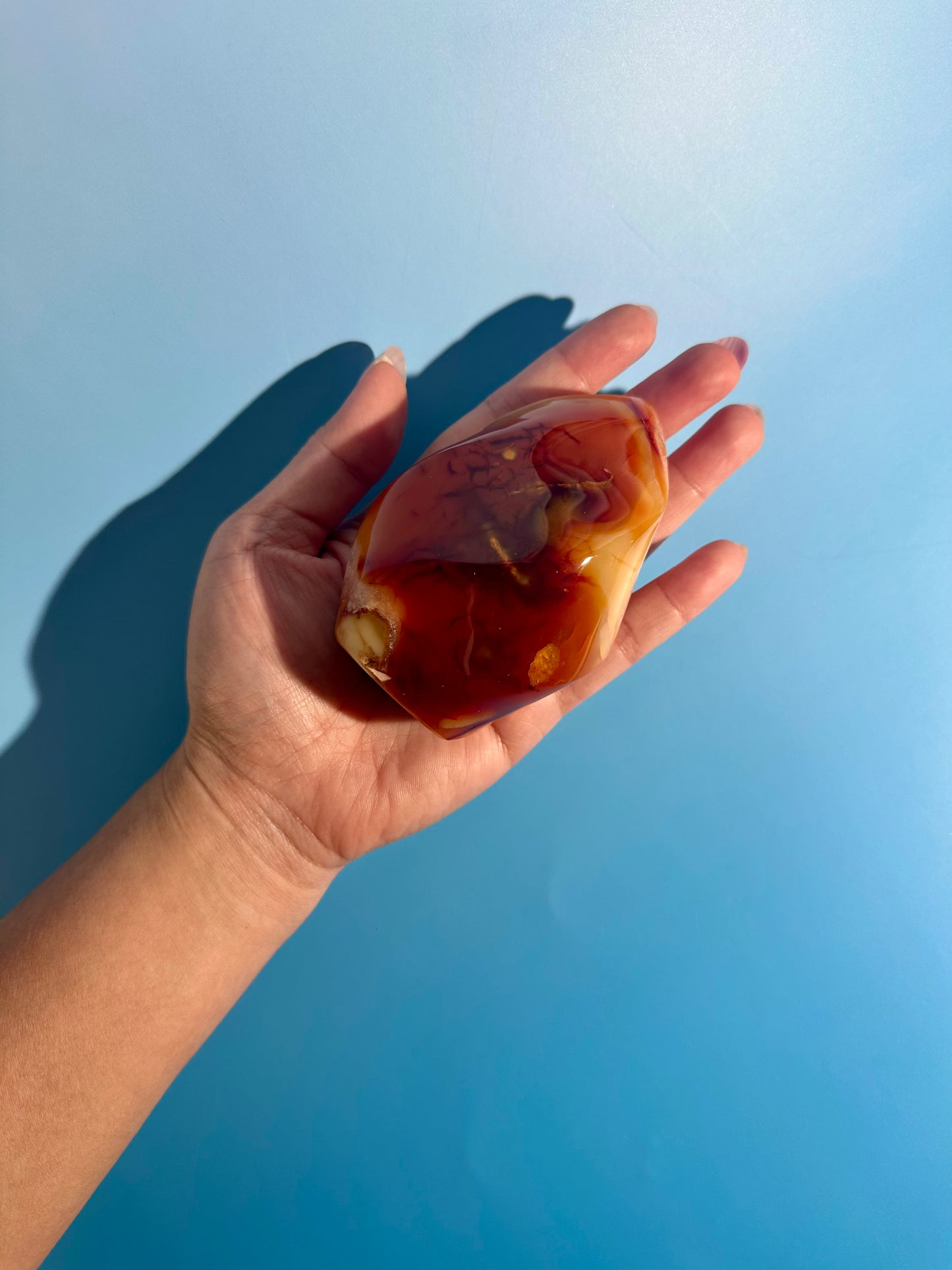 Carnelian Flame – Option G | Abundance, Courage & Positive Energy Crystal