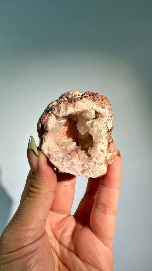 Pink Amethyst Geode Cluster – Option B