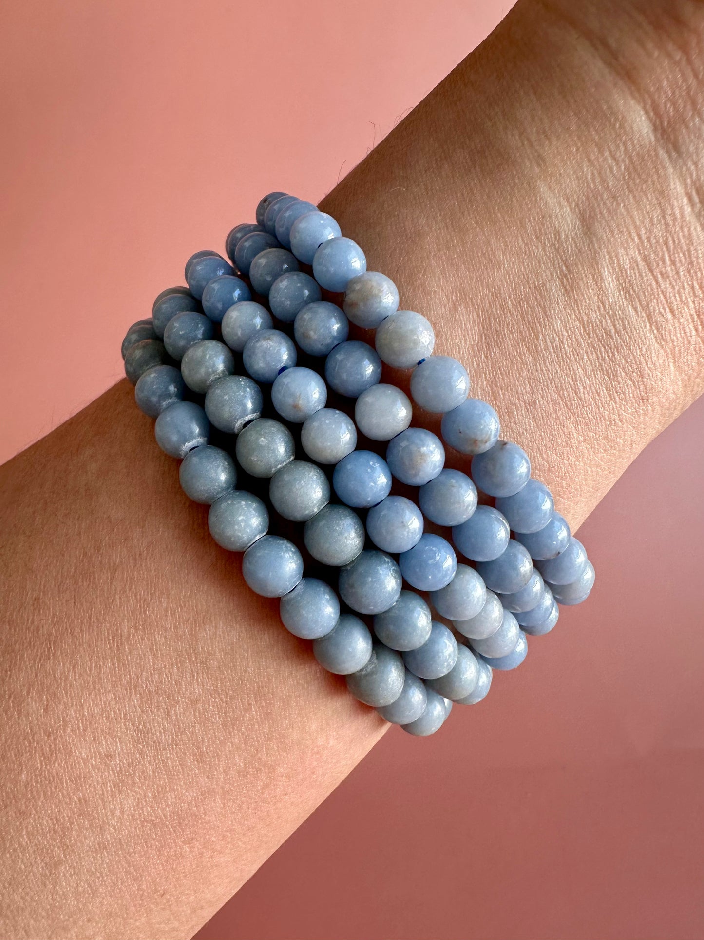 6mm Angelite Bracelet