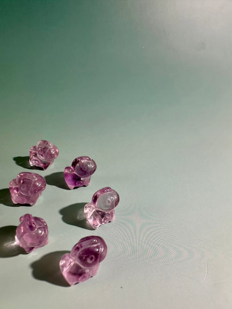Mini Amethyst Sitting Unicorn | Crystal Carving
