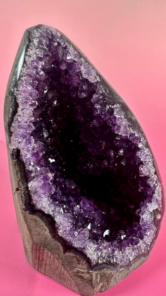 Small Uruguayan Amethyst Cut Base – Option G