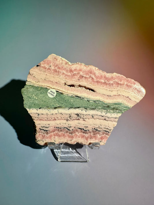 Peruvian Rhodochrosite Slab – Option E