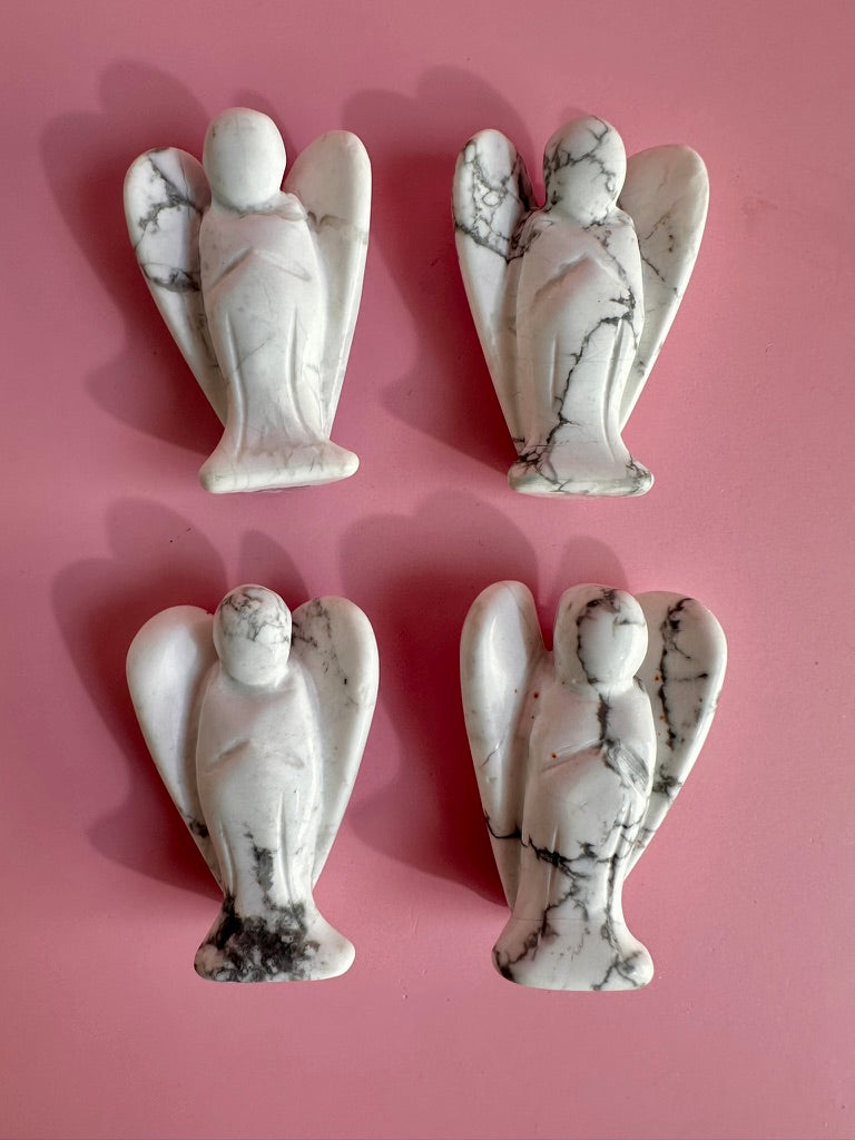Howlite Angel