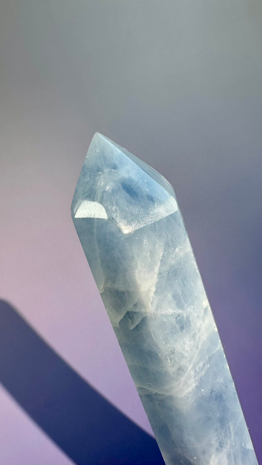 Blue Calcite Tower – Option C