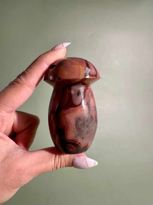 Polychrome Jasper Mushroom – Option F