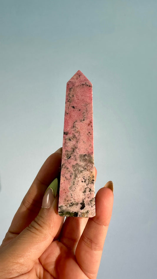 Peruvian Rhodonite Tower – Option B