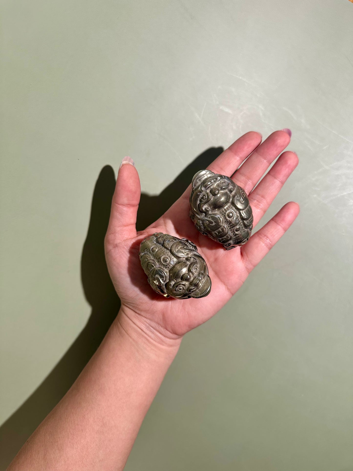 Pyrite Money Toad | Intuitively Chosen Wealth, Success & Protection Energy