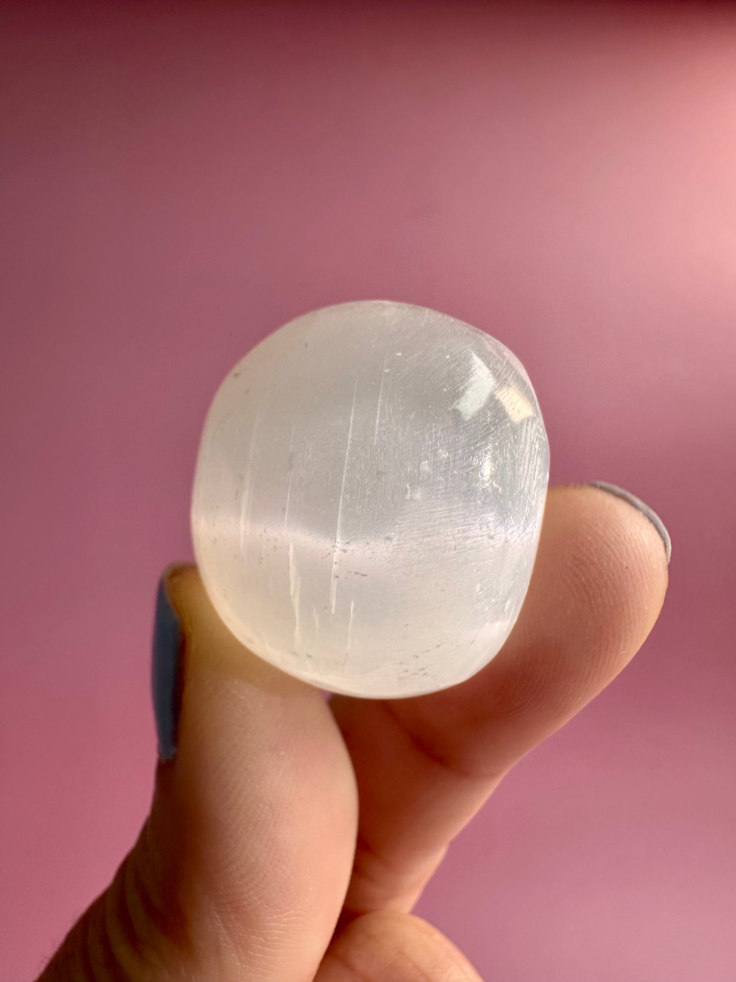 Satin Spar (Selenite) Tumble
