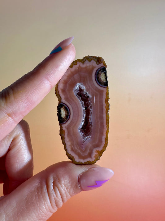 Zhanguo Agate Pair Option H | One-of-a-Kind Collector Crystal Pair