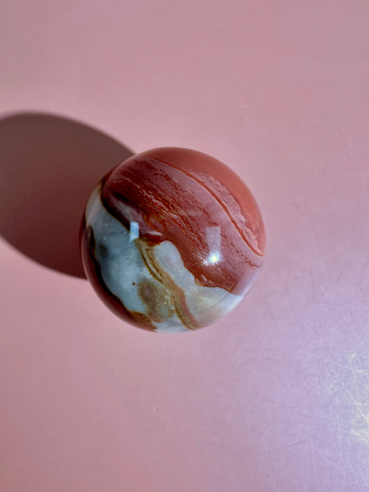 Polychrome Jasper Sphere – Option A