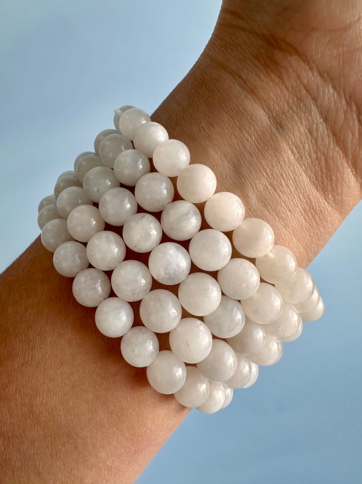 8mm Moonstone Bracelet