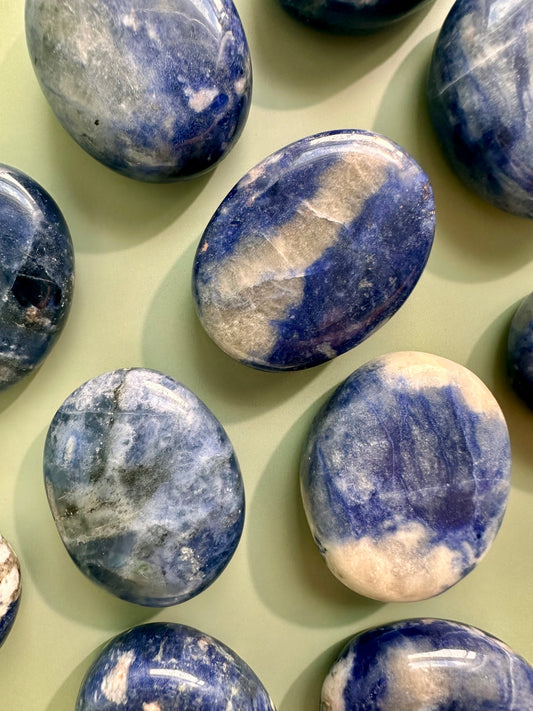 Sodalite Palm Stone