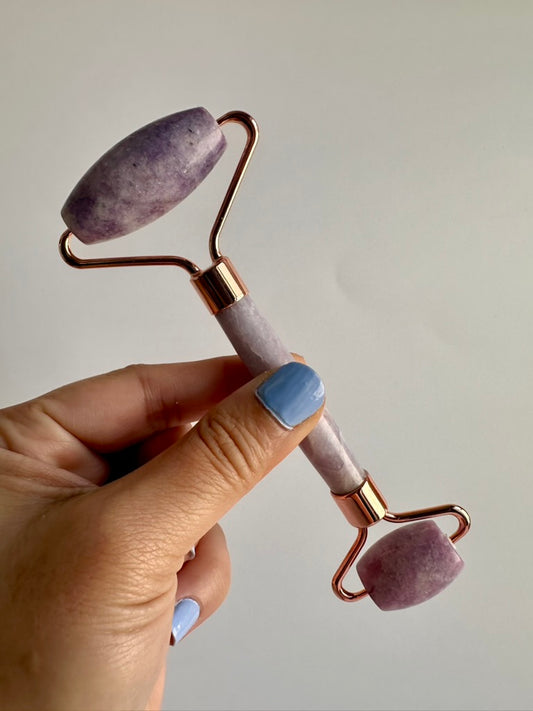 Lepidolite Gua Sha Facial Roller