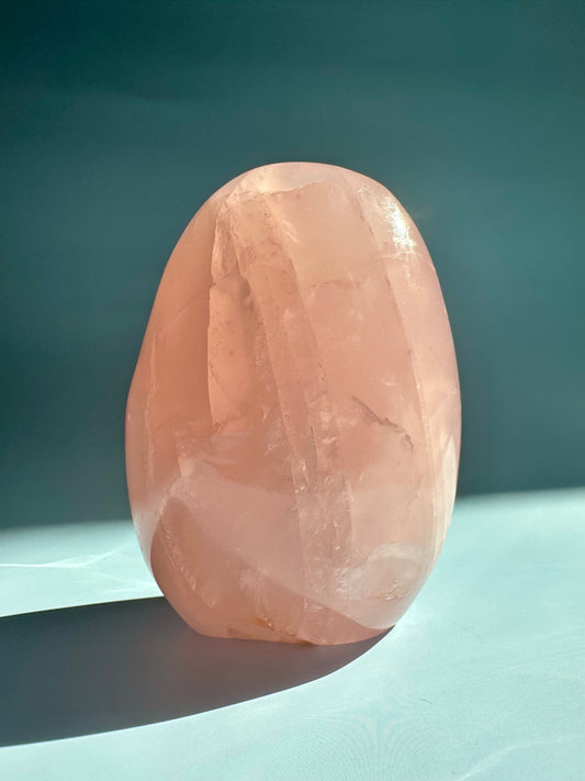 Large Rose Quartz Standing Freeform
