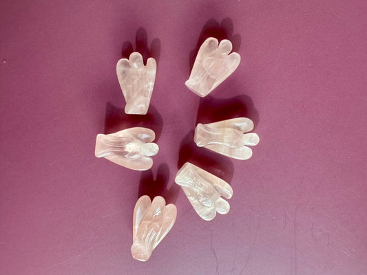 Mini Rose Quartz Angel