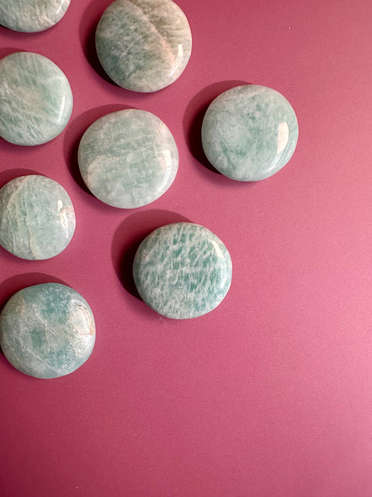 Amazonite Mini Flat Palm