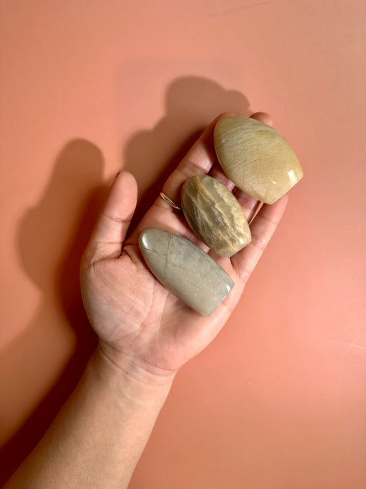 Polished Moonstone Standing Freeform