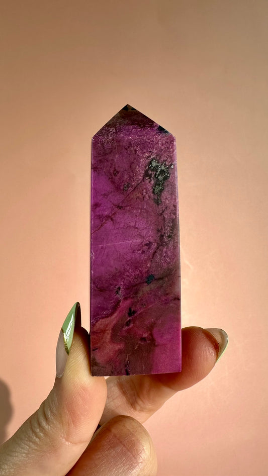 Cobaltoan Calcite Tower – Option B