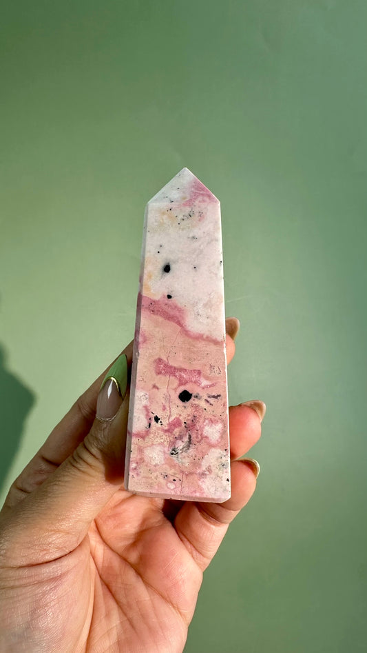 Peruvian Rhodonite Tower – Option C
