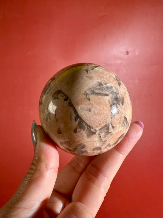 Graphic Feldspar Sphere – Option F | Harmony, Transformation & Collector Sphere