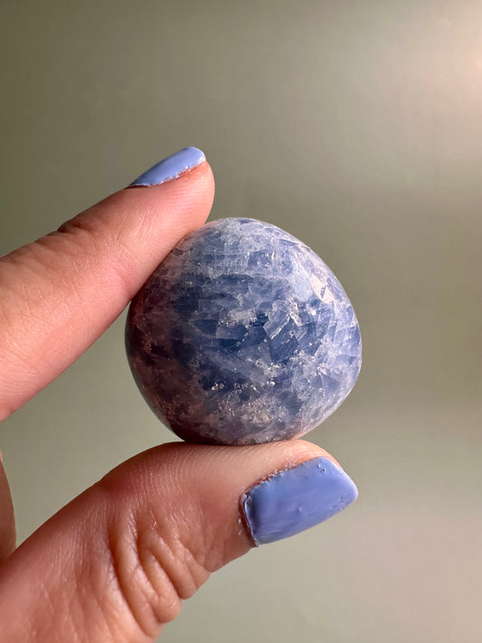 Blue Calcite Tumble