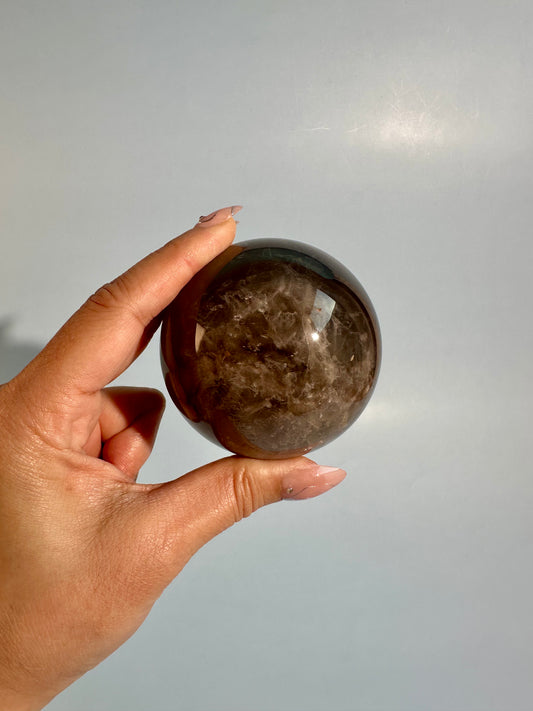 Blue Rose Quartz Sphere – Option B