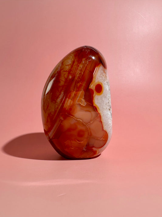 Carnelian Standing Freeform – Option I | Collector Crystal, Vitality & Inner Strength