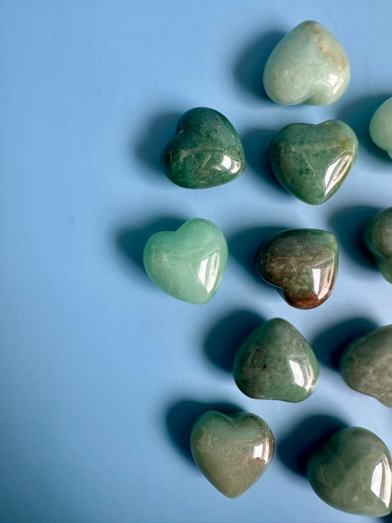 Mini Green Aventurine Heart