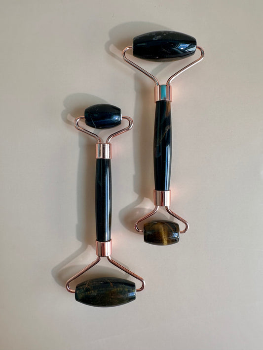 Blue Tiger’s Eye Gua Sha Facial Roller