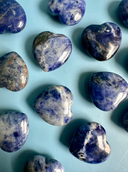 Mini Sodalite Heart