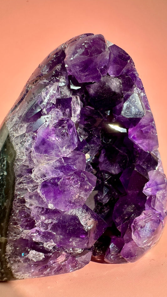 Small Uruguayan Amethyst Cut Base – Option F