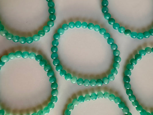 6mm Gemmy Amazonite Bracelet