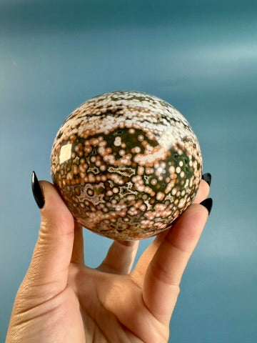 Ocean Jasper Sphere - Option A