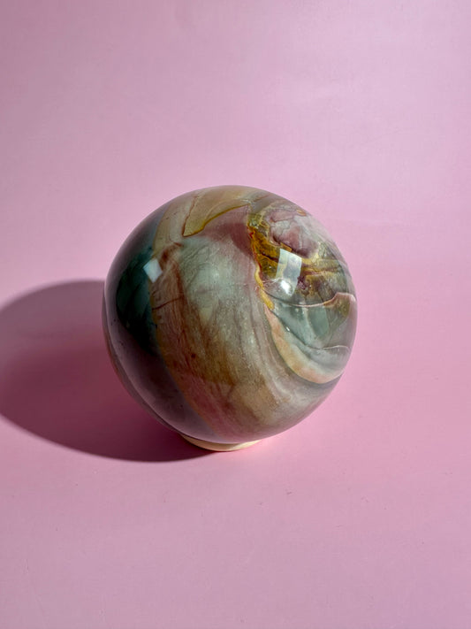 Large Polychrome Jasper Sphere – Option D