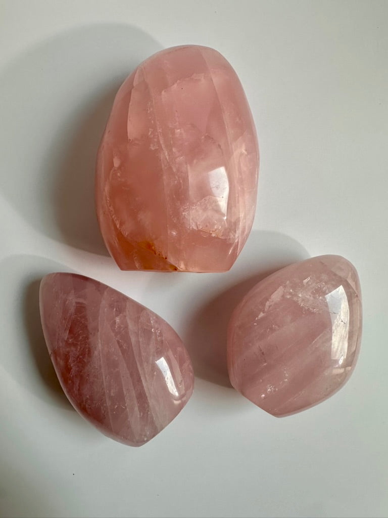 Large Rose Quartz Standing Freeform