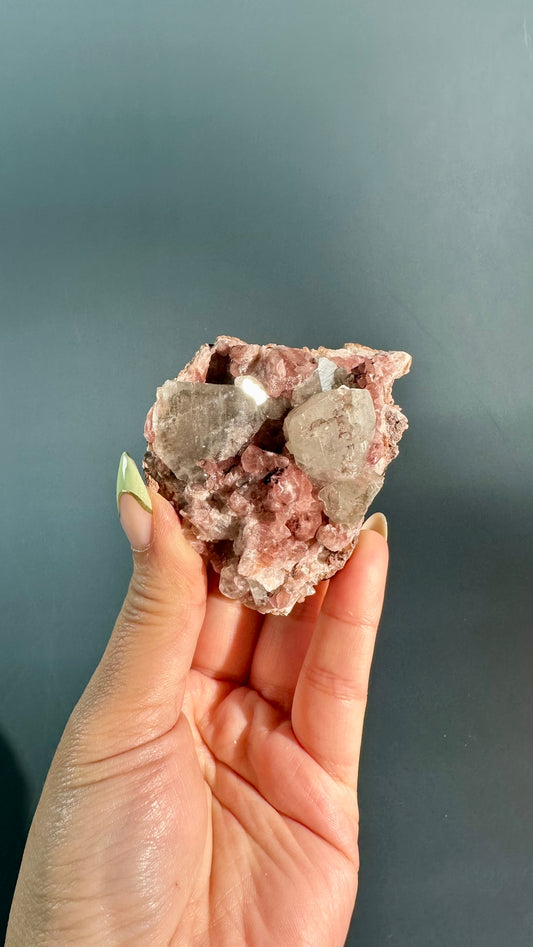 Pink Amethyst Geode Cluster – Option H